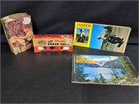 Old postcards from Jasper, Canadian Rockies b