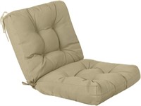 QILLOWAY Outdoor Seat/Back Chair Cushion (Beige)