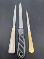 Kirk stieff pewter / Germany / letter openers