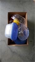 Misc Plastic Container & Bowls with Lids