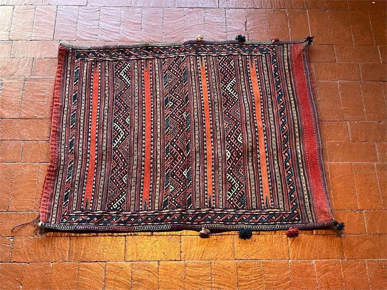 Two Sided Woven Folk Rug