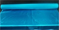 Roll of Turquoise Satin fabric
