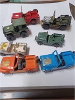 Lot of Military Styke Jeep Collector Toy Cars