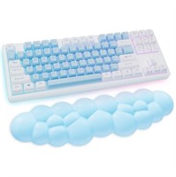 Cloud Wrist Rest Keyboard, Blue Cloud Palm Rest wi