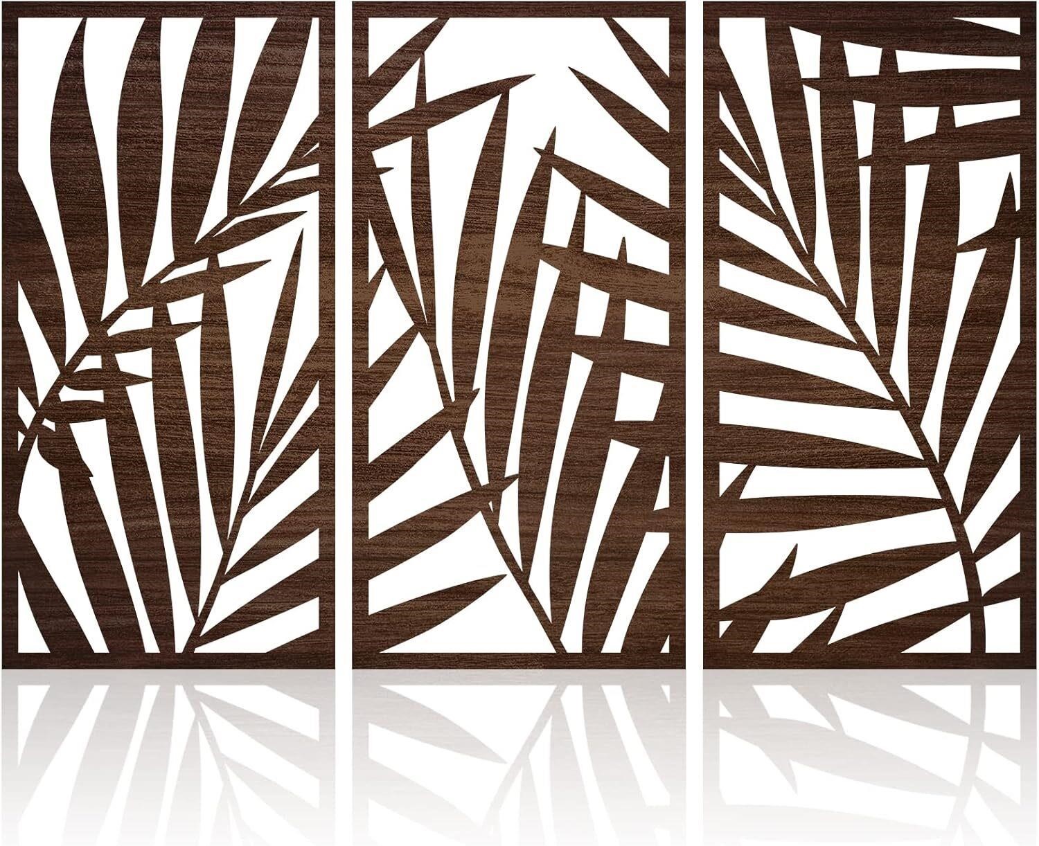 Brown Leaves Wall Art 15.9 x 32