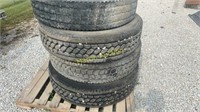 285/75R24.5 tires (4)