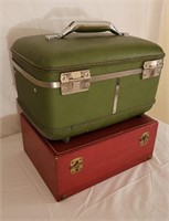 Vintage Carrying Case Set x2