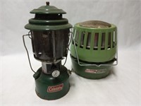 Coleman Oil Lamp & Adjustable Catalytic Heater