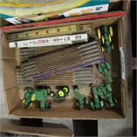 Mini JD tractors- wood folding measure stick