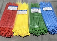 100 Pack 8" Green Zip/Cable Ties