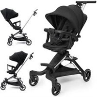 Lightweight Stroller, Black, 360° Rotational Seat,