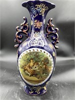 Beautiful, porcelain urn or vase about 14.5 inces