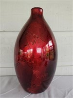 Red Ceramic Like Vase