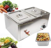 2-Pan Commercial Food Warmer Steamer