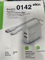 BELKIN CHARGER CABLE 2PK