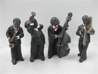 4 Parastone Resin Jazz Musicians - 7" Tallest