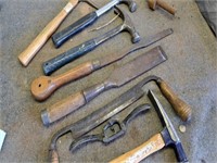 Hammers, chisels and shaves