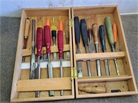 Wood chisel set