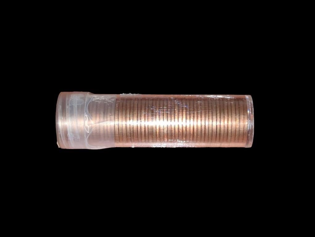 Uncirculated roll of 1974-S Lincoln cents