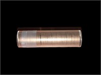 Uncirculated roll of 1968-S Lincoln cents