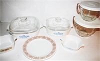 (7) Pcs. of Corningware, Pyrex, Pampered Chef