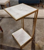 Square 2 tier side table