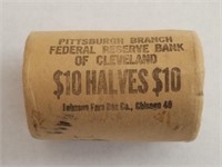 Bank Roll 1964-P BU Kennedy Silver Halves