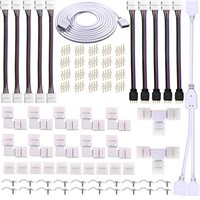 FSJEE 4 Pin LED Strip Connector Kit for 10mm 5050