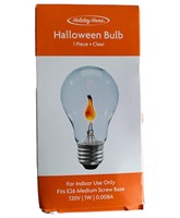 Halloween flame light bulb