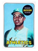 Topps 1960's Reggie Jackson Athletics Card Reprint