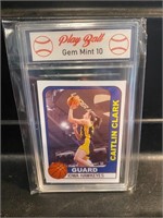 Caitlin Clark Iowa Rookie Card Graded 10