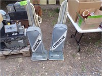LOT OF TWO ORECK VACUUM CLEANERS
