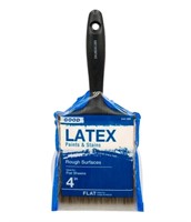 Good 4 in. Flat Cut Polyester Paint Brush