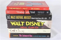 Walt Disney Lot of Biography Books