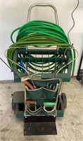 Garden cart with contents