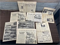 Vintage Pleasant Hill Times Newspaper 1977 Tornado