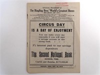 1914 RINGLING BROTHERS CIRCUS OFFICIAL PROGRAM