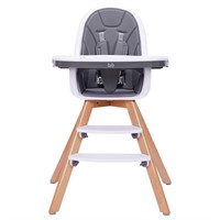 Baby High Chair with Double Removable Tray