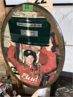 NASCAR Dale, Junior Budweiser portrait clock