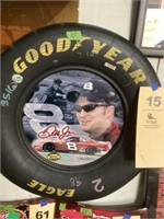 NASCAR tire framed dale Junior number eight