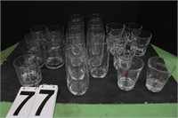 23 Drinking Glasses (None Are A Complete Set)
