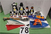 Home Made Penguins ~ Bird Feeder ~ Umbrella Hat ~