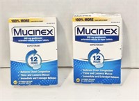 B/B 11/2023 2 pk Mucinex 40 pcs