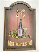 Decorative Wooden Sign: Wine Keeper’s Inn