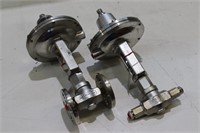 (2) NEW RESEARCH CONTROL VALVE STAINLESS