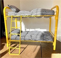 Doll Yellow Metal Bunk Beds
