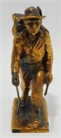 Bronze Colored Mountain Man Figure
