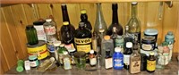 Collection of Old Pharmacy Bottles