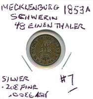 German State 1853A Mecklenburg Schwerin 48 Einen