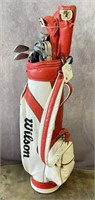 Golf Clubs in Wilson Bag - True Temper Dynamics